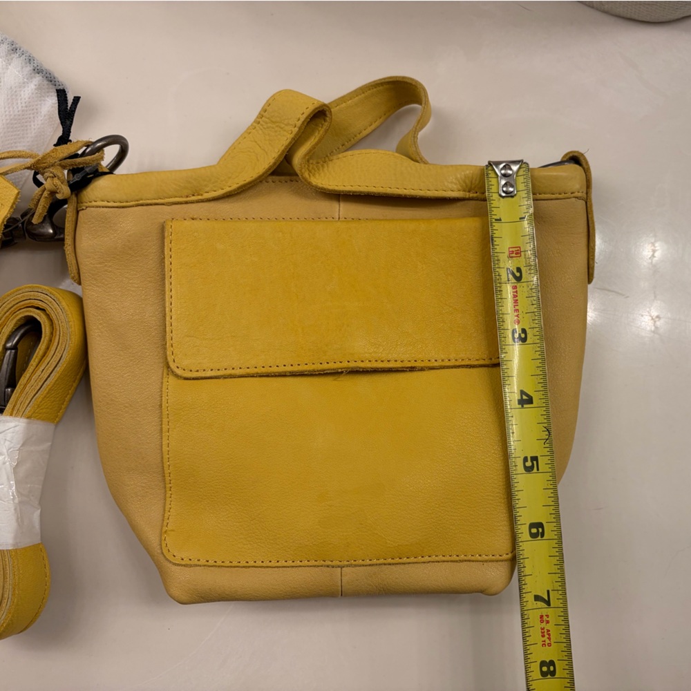 Latico Women's Mini Yellow Leather Bag - Picture 5 of 7